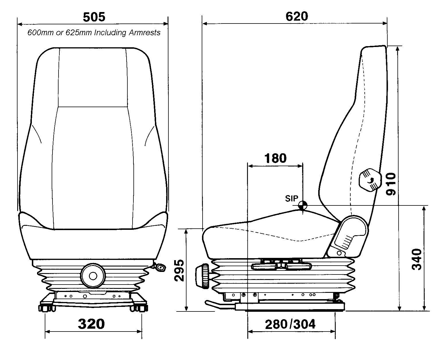 KAB 414 Seat. KAB Seating UK